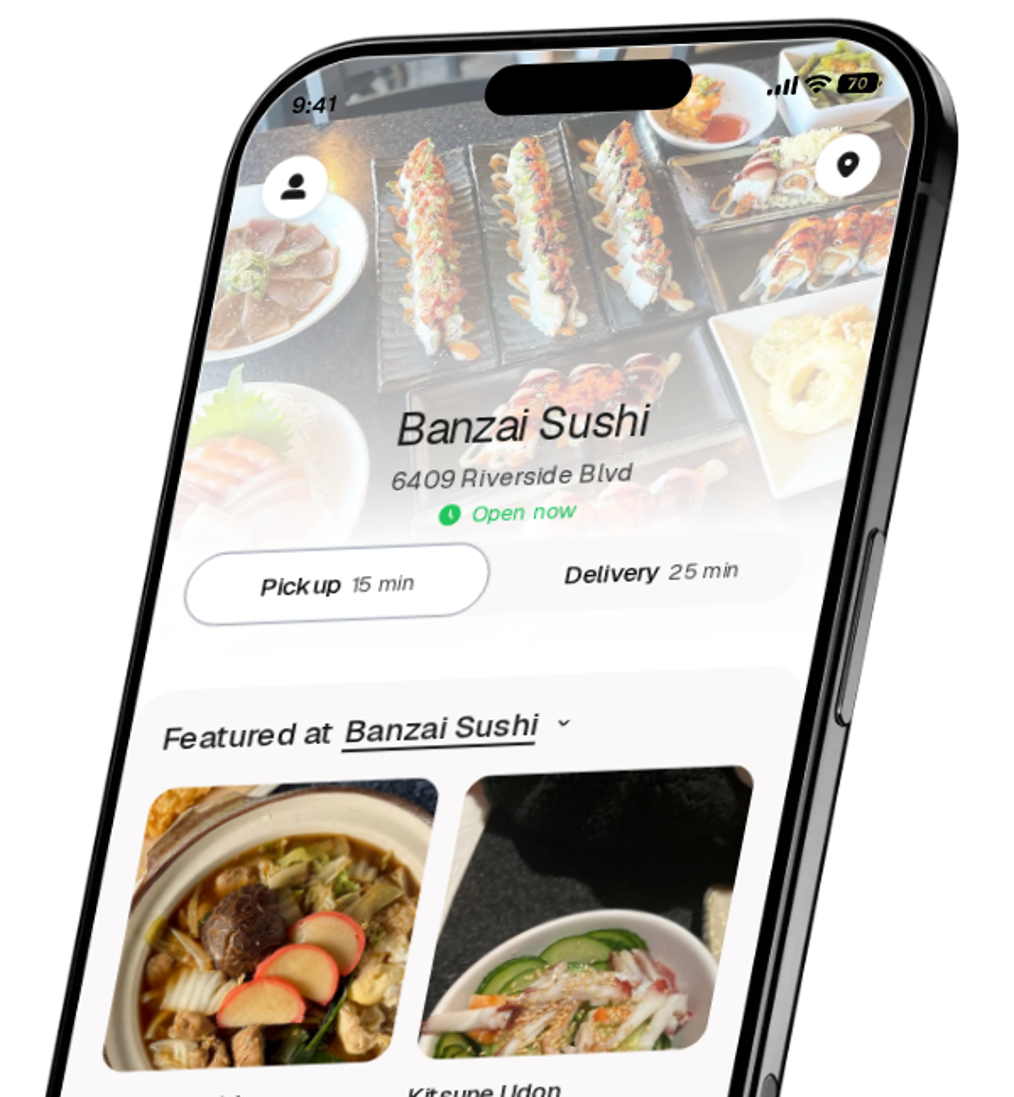 Banzai Sushi app preview