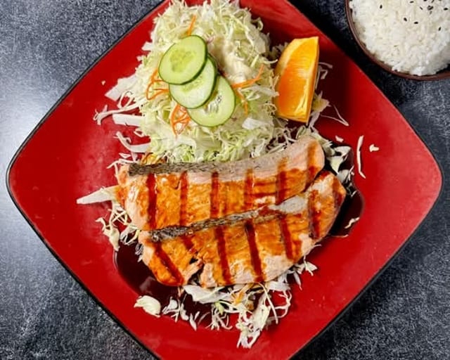 Salmon Teriyaki.